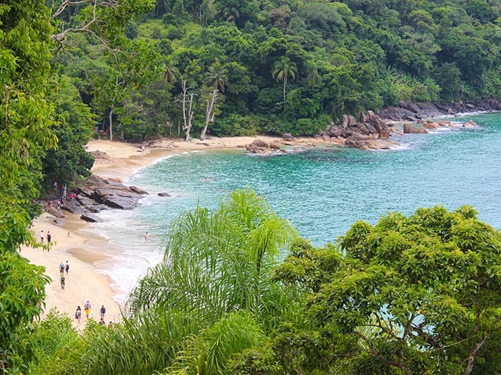 Paisagem da travessia em Ubatuba, foto 2