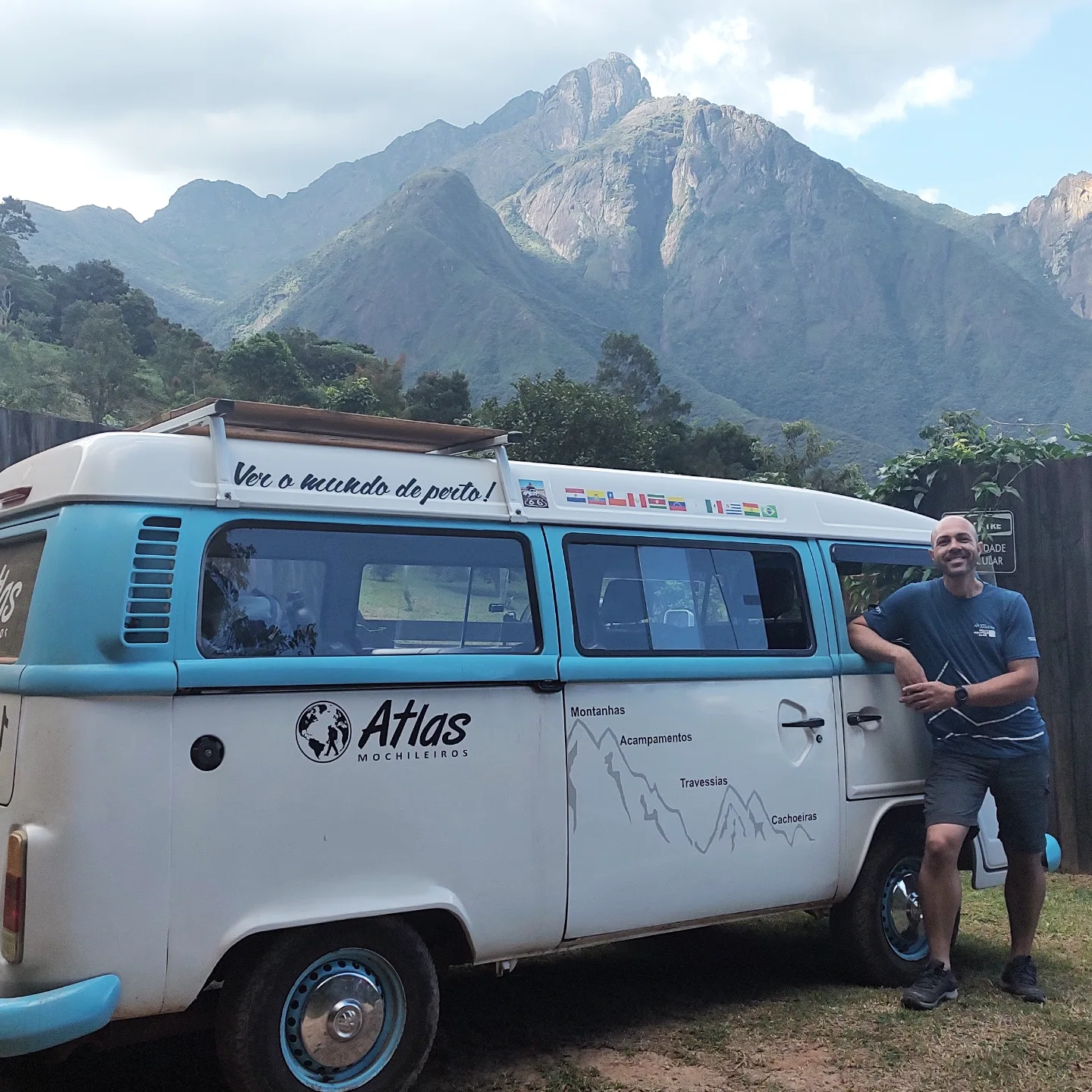 Registro histórico da Kombi do Atlas