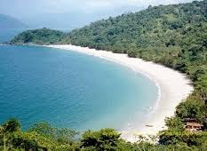 Praia e paisagem de Ubatuba, imagem do roteiro original